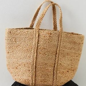 New Malini Jute Tote Bag. NWT